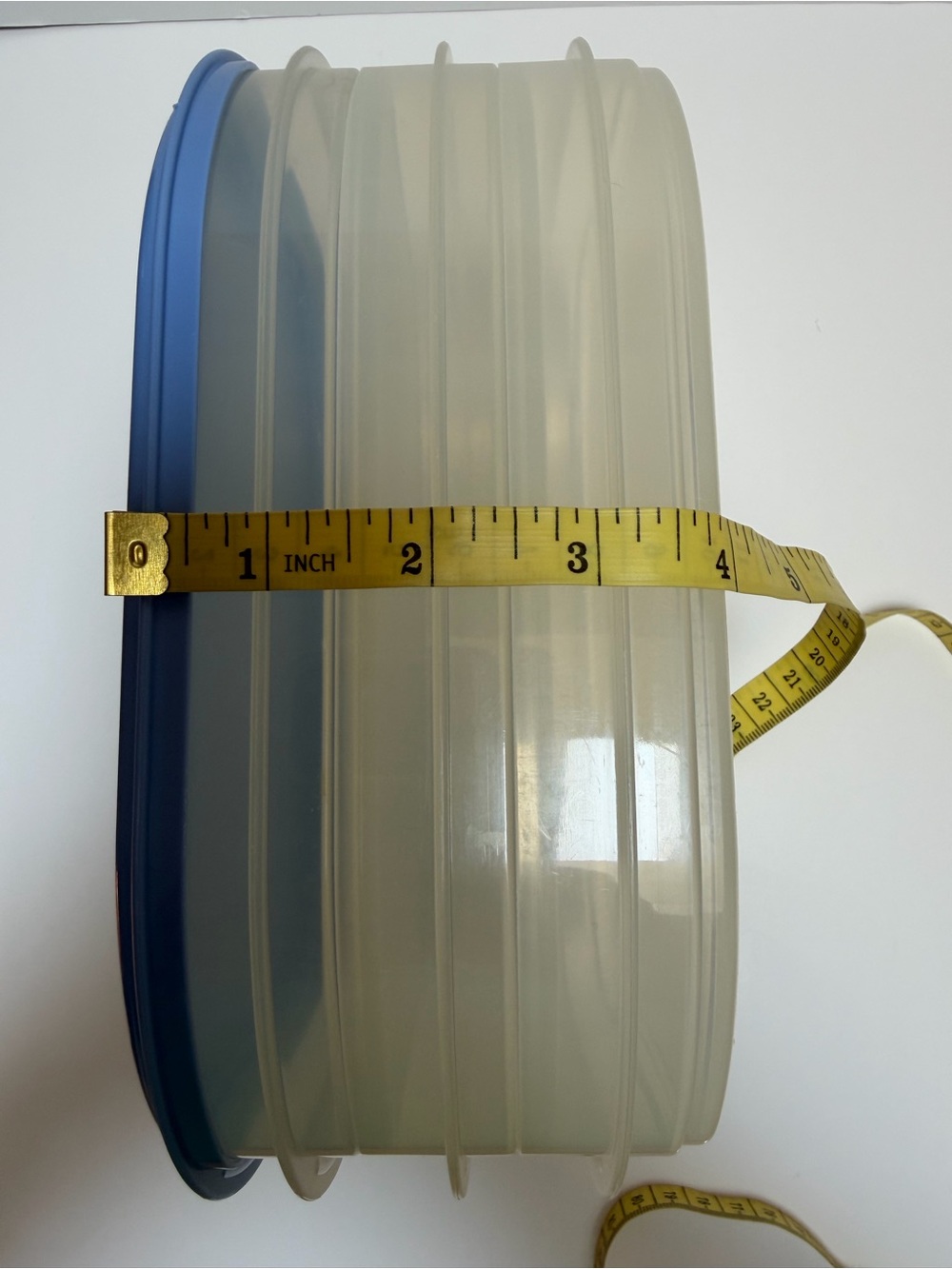 Tupperware Stackable Food Containers with Blue Lid - Picture 15 of 15